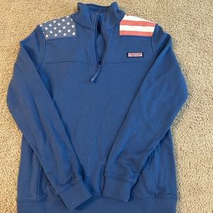 Vineyard Vines patriotic pull over- XS!